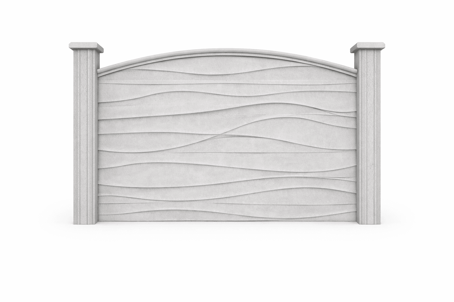 STL-7 Valovit dizajn betonska ograda