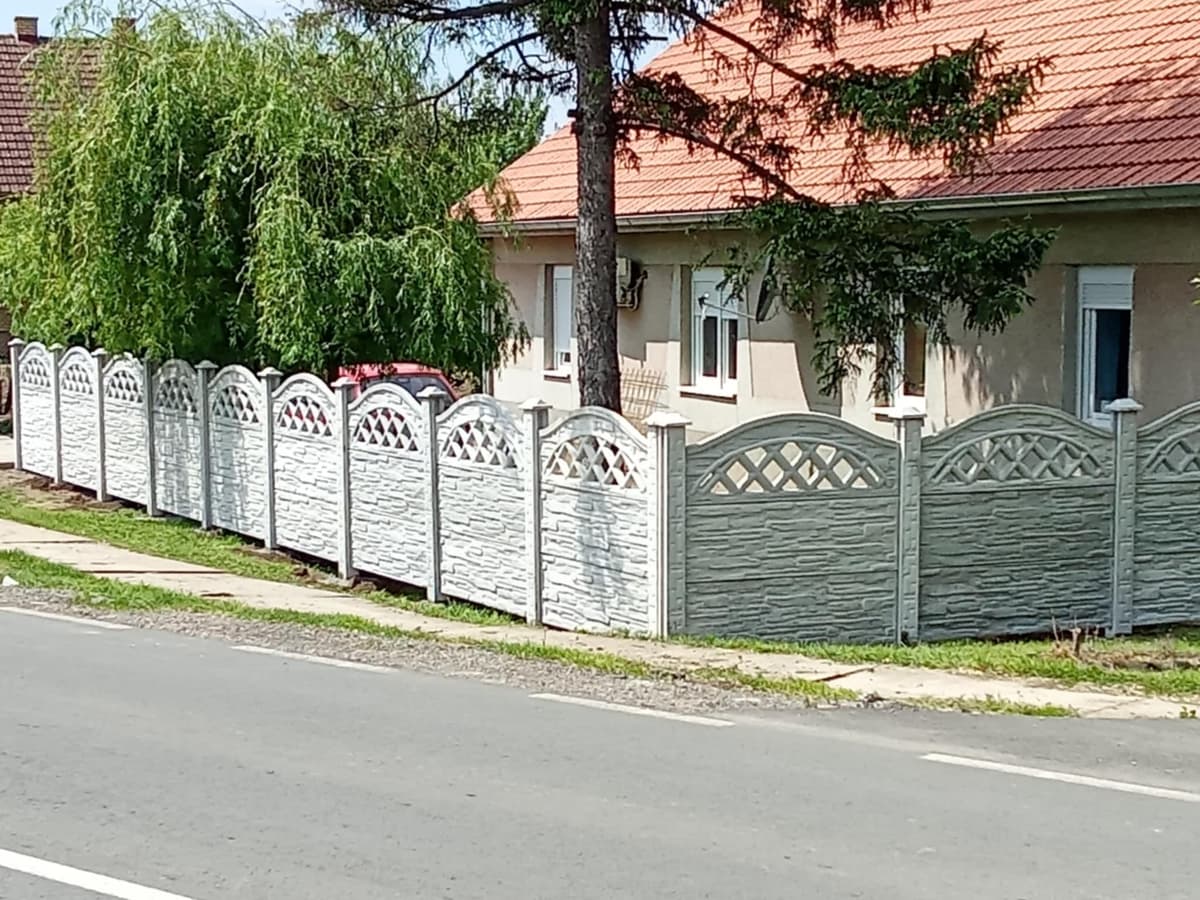 STL-6 stl 6radovi8 - realan projekat betonske ograde